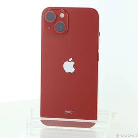 〔中古〕Apple(アップル) iPhone13 256GB プロダクトレッド MLNL3J／A SIMフリー〔262-ud〕