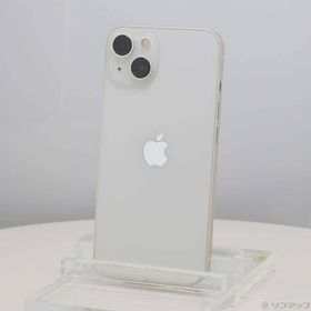 〔中古〕Apple(アップル) iPhone13 512GB スターライト MLNP3J／A SIMフリー〔198-ud〕