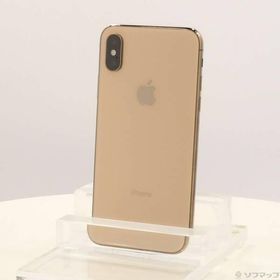 〔中古〕Apple(アップル) iPhoneXS 64GB ゴールド MTAY2J／A SIMフリー〔198-ud〕