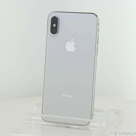 〔中古〕Apple(アップル) iPhoneXS 64GB シルバー MTAX2J／A SIMフリー〔198-ud〕