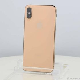 〔中古〕Apple(アップル) iPhoneXS 256GB ゴールド MTE22J／A SIMフリー〔348-ud〕