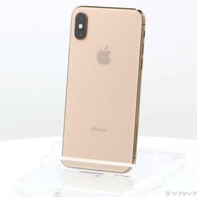 〔中古〕Apple(アップル) iPhoneXS 256GB ゴールド NTE22J／A SIMフリー〔295-ud〕