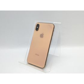 【中古】Apple au 【SIMロック解除済み】 iPhone XS 256GB ゴールド MTE22J/A【京都】保証期間１ヶ月【ランクC】