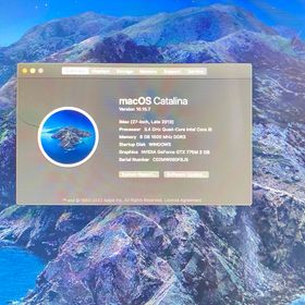アップル(Apple)のiMac 27インチ Late 2013初期化済み 電源ケーブル付 / 元箱あり(デスクトップ型PC)