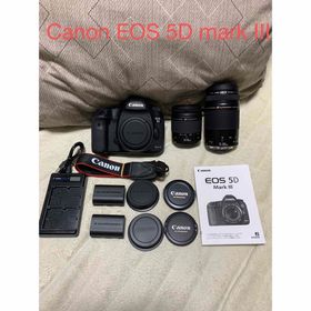 キヤノン(Canon)のキャノン Canon EOS 5D MarkIII標準&望遠ダブルレンズセット(デジタル一眼)