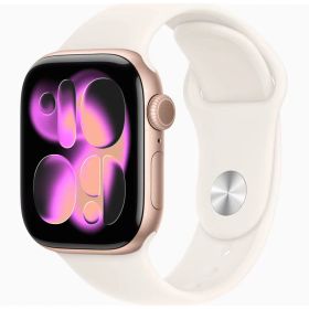 APPLE アップル Apple Watch Series 11 GPSモデル 42mm MEU04J/A [ローズゴールド・ライトブラッシュ