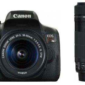 【中古】Canon デジタル一眼レフカメラ EOS Kiss X8i ダブルズームキット EF-S18-55mm/EF-S55-250mm 付属 EOSKISSX8I-WKIT当店保証30日間 人気モデル 高画質 売れ筋