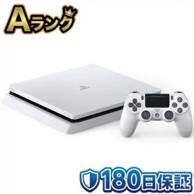 【中古】 SONY PlayStation4 グレイシャー・ホワイト 500GB CUH-2100AB02 本体 PS4 プレステ4 スリム 薄型 白 徹底除菌清掃済 高品質 整備済み品 送料無料 翌日配送 プレイステーション4 中古 ぷれすて4 プレ4 180日保証