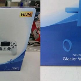 ソニー SONY プレイステーション4 500GB グレッシャーホワイト CUH-2100AB02 【中古】