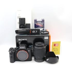 SONY(ソニー) フルサイズ ミラーレス一眼カメラ α7II ズームレンズキット(同梱レンズ:SEL2870) ブラック ILCE-7M2K