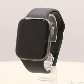 〔中古〕Apple(アップル) Apple Watch Series 4 GPS + Cellular 44mm スペースグレイアルミニウムケース ブラックスポーツバンド〔247-ud〕