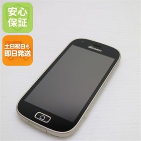 フジツウ(富士通)のF-03K ゴールド 本体 白ロム M222(スマートフォン本体)