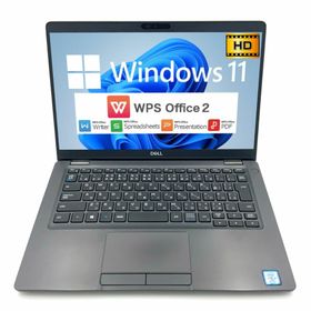 【Windows11】【新入荷】【スタイリッシュ】 DELL Latitude 5300 第8世代 Core i5 8265U/1.60GHz 32GB 新品SSD4TB M.2 NVMe 64bit WPSOffice 13.3インチ HD カメラ 無線LAN 中古パソコン ノートパソコン モバイルノート PC Notebook 【中古】(ノートPC)