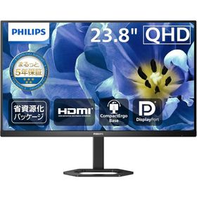PHILIPS 液晶ディスプレイ PCモニター 24E1N5500B/11 (23.8インチ/WQHD/IPS/HDMI,Display Port/高さ調整/チルト/ピボット/フレームレス/ブルーライト軽減)