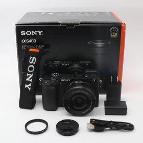 【シャッター回数：1700回】SONY α6400 レンズキット ブラック ILCE-6400L ブラック