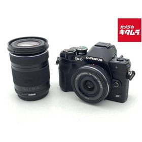 【中古】 【良品】 オリンパス OM-D E-M10 MarkIV EZダブルズームキット ブラック