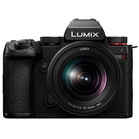 【中古】パナソニック(Panasonic) パナソニック フルサイズミラーレス一眼カメラ S5M2K 標準ズームレンズキット ブラック DC-S5M2K(ミラーレス一眼)