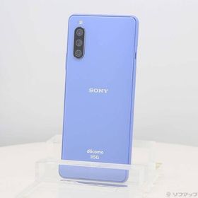 〔中古〕SONY(ソニー) Xperia 10 III 128GB ブルー SO-52B docomoロック解除SIMフリー〔305-ud〕