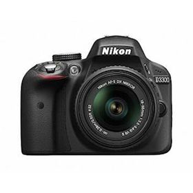 【中古】Nikon デジタル一眼レフカメラ D3300 18-55 VR IIレンズキット ブラック D3300LKBK(デジタル一眼)