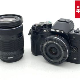 【中古】 【良品】 オリンパス OM-D E-M10 MarkIV EZダブルズームキット ブラック 【ミラーレス一眼】 【6ヶ月保証】