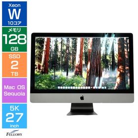 Apple iMac Pro 2017 中古 一体型パソコン 10コア Xeon W 128GB 2TB SSD NVMe 27インチ 5K Retina Radeon Pro Vega 64X 16GB A1862