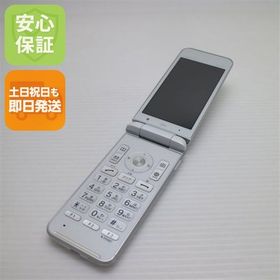 安心保証 良品中古 GRATINA KYF37 かんたんケータイ ホワイト 本体 白ロム