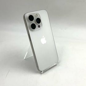アップル(Apple)の【全額返金保証】【最速発送】Apple iPhone iPhone 15 Pro 128GB ホワイトチタニウム SIMフリー 美品 動作確認済(スマートフォン本体)