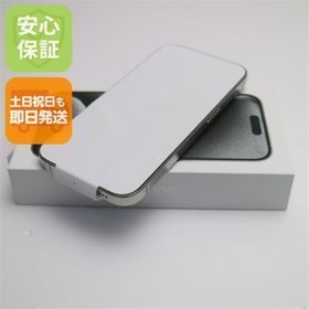 アイフォーン(iPhone)の新品未使用 SIMフリー iPhone15 Pro 128GB ホワイトチタニウム M777(スマートフォン本体)