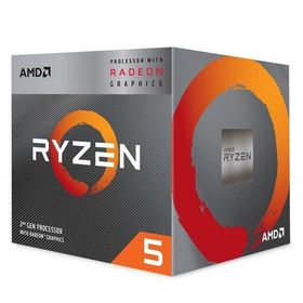 箱難あり品 AMD Ryzen 5 3400G with Wraith Spire cooler 3.7GHz 4コア / 8スレッド 65W YD340GC5FIBOX【当店保証3年】海外リテール品(沖縄離島送料別途)