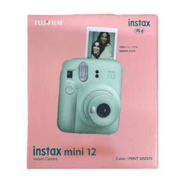 富士フイルム FUJIFILM インスタントカメラ instax mini 12 ミントグリーン 【訳あり：倉庫移動中に外箱傷あり】