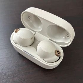 【美品】SONY◆イヤホンWF-1000XM4 (S) [プラチナシルバー]