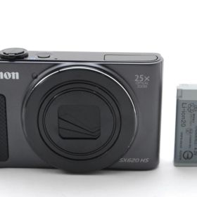 【超美品】キャノン パワーショット コンパクト デジタル カメラ Canon PowerShot SX620HS 20.2 MP Black Digital Camera #A0937T260414