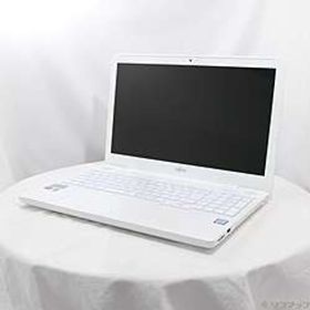 格安安心パソコン LIFEBOOK AH50／C2 FMVA50C2WP プレミアムホワイト 〔Windows 10〕 ［Core-i7-7700HQ (2.8GHz)／4GB／HDD1TB／15.6
