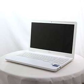 格安安心パソコン LIFEBOOK AH50／A3 FMVA50A3WP プレミアムホワイト 〔Windows 10〕 ［Core-i7-6700HQ (2.6GHz)／4GB／HDD1TB／15.6