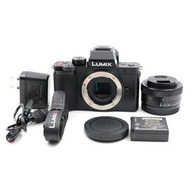 シャッター数1361枚 Panasonic LUMIX DC-G100K ミラーレス一眼カメラ 標準ズームレンズキット ブラック パナソニック