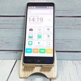 Y!mobile かんたんスマホ2 A001KC シルバー 本体 白ロム SIMロック解除済み SIMフリー B174866