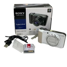 186000 通電確認のみ SONY ソニー サイバーショット ホワイト 現状品 DSC-HX10V