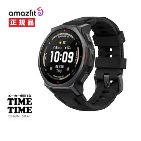 【楽天ファッション対象ストア！10％クーポン付】Amazfit アマズフィットT-Rex3 Pro 44mm タクティカルブラック スマートウォッチ GPS Alexa搭載 SP170079C239 【安心のメーカー1年保証】