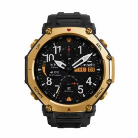 Amazfit（アマズフィット） Amazfit T-Rex 3 Pro 48mm ブラック/ゴールド スマートウォッチ SP170078-C238 [SP170078C238]【返品種別A】