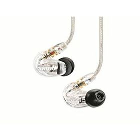 【中古】（非常に良い）SHURE イヤホン SE215/カナル型 クリアー SE215-CL-J(ヘッドフォン/イヤフォン)
