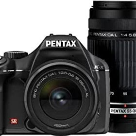 【中古】「非常に良い」PENTAX デジタル一眼レフカメラ K-x ダブルズームキットブラック