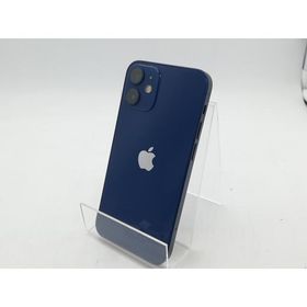 【中古】Apple docomo 【SIMロック解除済み】 iPhone 12 mini 64GB ブルー MGAP3J/A【柏】保証期間１週間【ランクC】