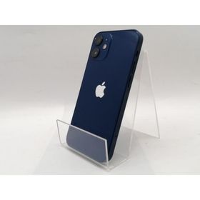 【中古】Apple ymobile 【SIMロック解除済み】 iPhone 12 mini 64GB ブルー MGAP3J/A【津田沼】保証期間１ヶ月【ランクC】
