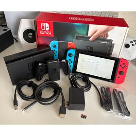 ニンテンドースイッチ(Nintendo Switch)のNintendo Switch+ﾏｲｸﾛSDｶｰﾄﾞ32GB(家庭用ゲーム機本体)