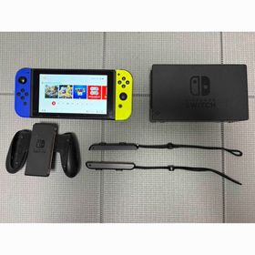 ニンテンドースイッチ(Nintendo Switch)のSwitch 本体(イエロー/ブルー)(家庭用ゲーム機本体)