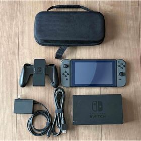ニンテンドースイッチ(Nintendo Switch)のNintendo Switch (標準モデル)グレー ＋ 持ち歩き用ケース(家庭用ゲーム機本体)