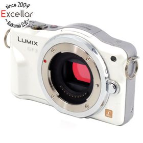 パナソニック(Panasonic)のPanasonic LUMIX DMC-GF3-W ボディ 液晶画面いたみ(デジタル一眼)