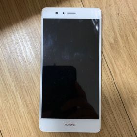 HUAWEI P9lite 本体 ホワイト スマートフォン バッテリー異常あり