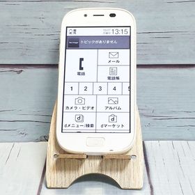 富士通 らくらくスマートフォン3 F-06F docomo ホワイト 741