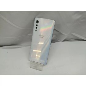 【中古】LG電子 docomo 【SIMロックあり】 LG VELVET（LG Dual Screenなし） オーロラ ホワイト 6GB 128GB L-52A【札幌】保証期間1ヶ月【ランクB】